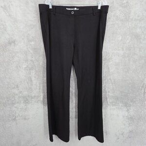 Betabrand Classic Dress Yoga Bootcut Pants 2XL Black Pull On Comfort Office Work